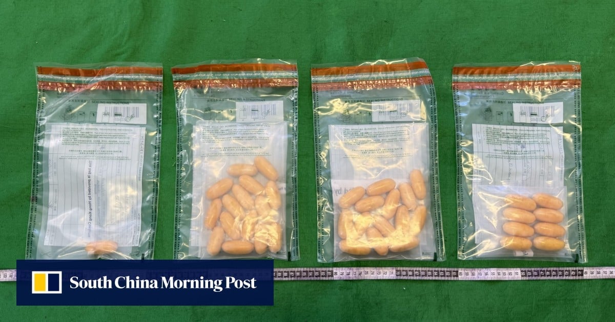 Man arrested at Hong Kong airport after customs finds HK$500,000 worth of cocaine on him