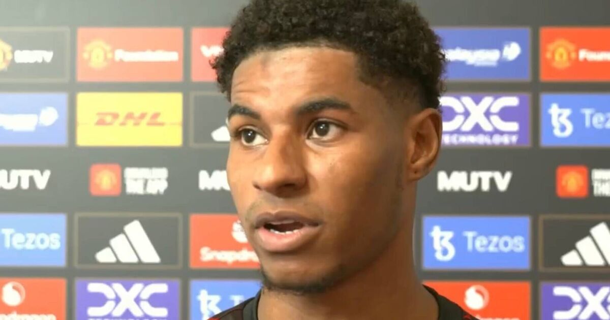 Marcus Rashford breaks silence on Man United's new system after Everton victory