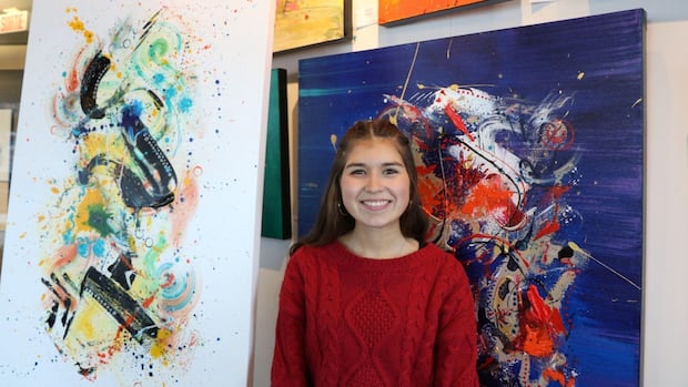 Meet the 17-year-old Quebec painter taking her work international