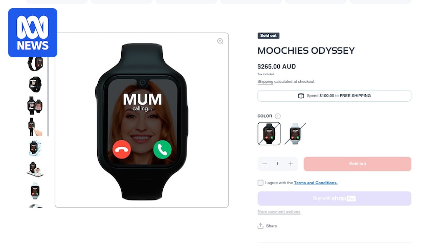 Moochies smartwatch claims to keep kids safe but parents say it is a rip-off