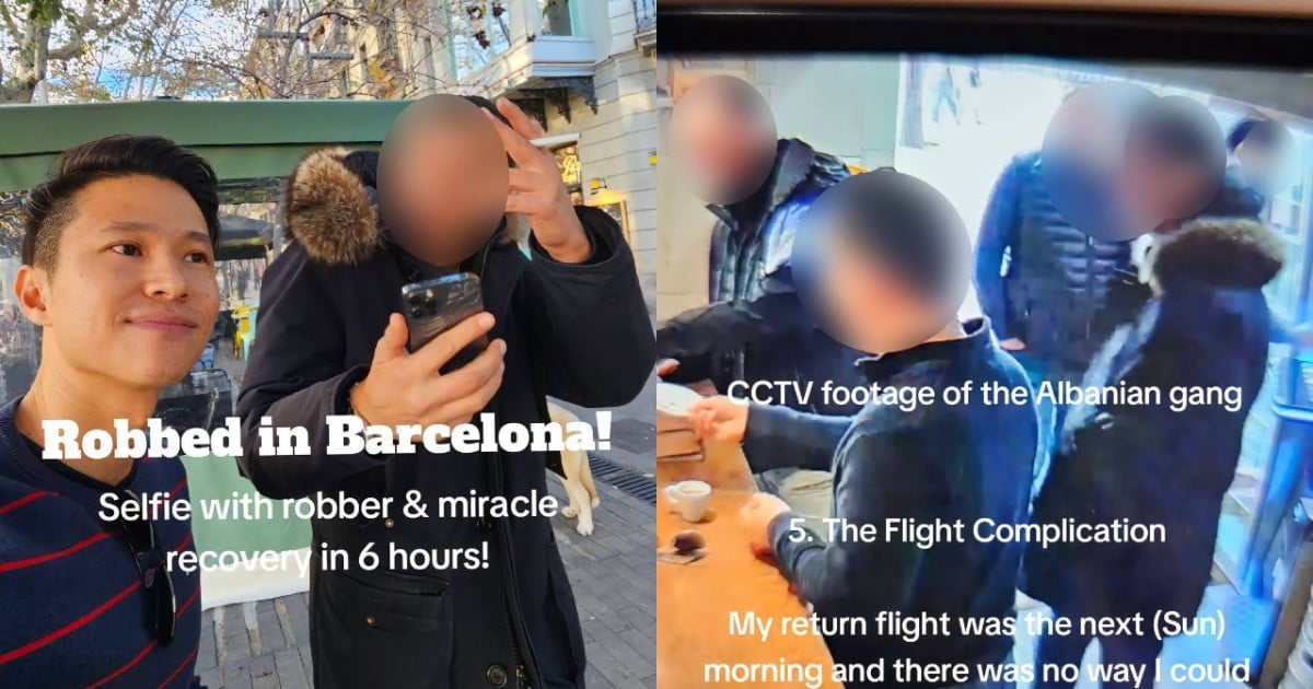 'Never trust anyone': Singaporean robbed in Barcelona refuses to give up, tracks down and confronts culprits