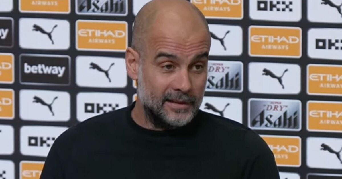 Pep Guardiola makes awkward 'try your best' quip to reporter in Man City press conference