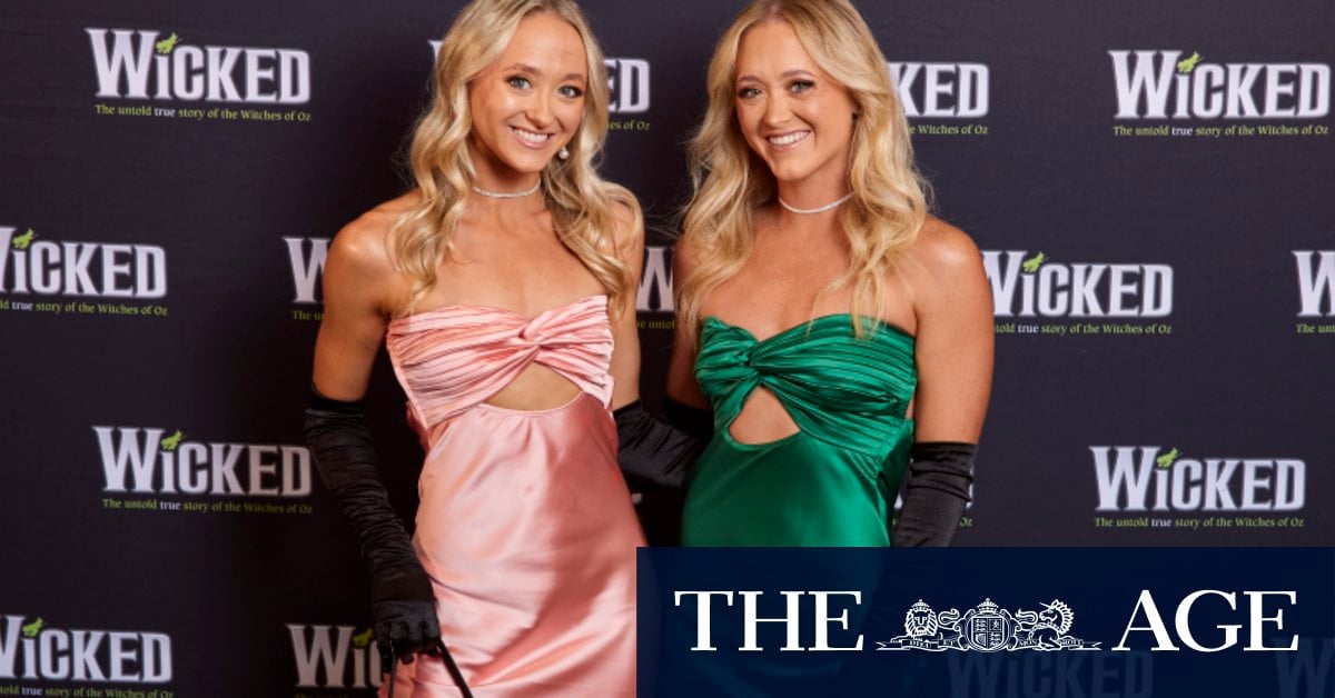 Perth dresses up for opening night of musical phenomenon Wicked