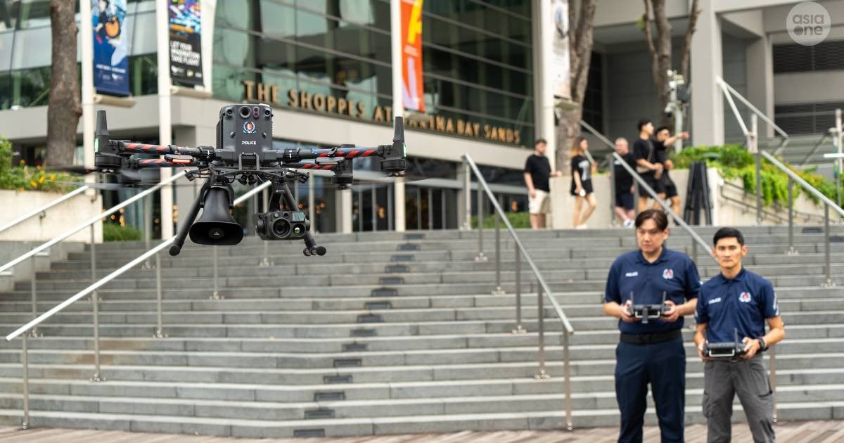 Police to deploy drones that can count crowd numbers at Marina Bay Singapore Countdown 2025