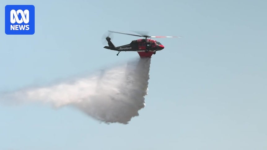 Residents told to evacuate as fire threatened homes in Smithfield, Adelaide's north