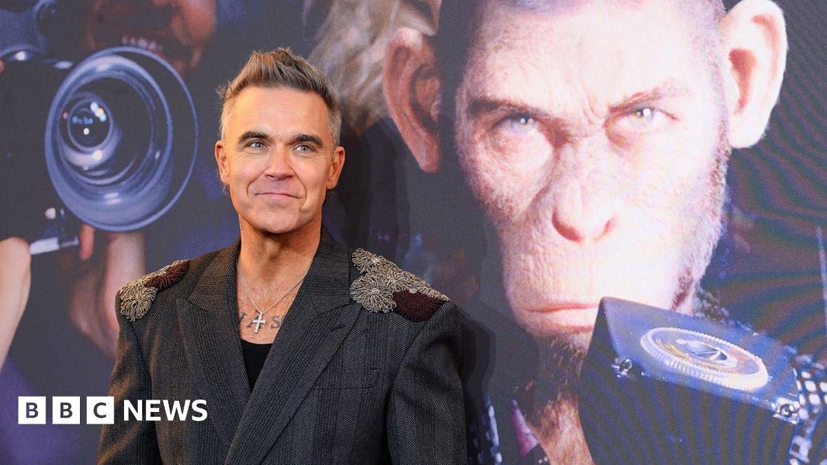 Robbie Williams explains why he's a monkey in his new movie