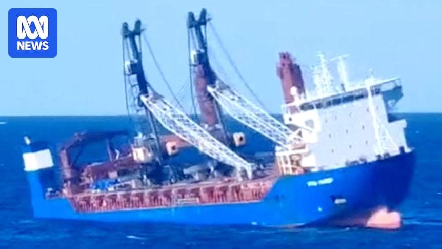 Russian cargo ship sinks in Mediterranean Sea after engine room explosion