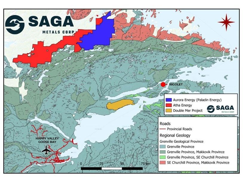 SAGA Metals Announces Closing of $700,000 Private Placement and Receives Drill Permits for Double Mer Uranium and Radar Titanium-Vanadium Maiden Drill Programs