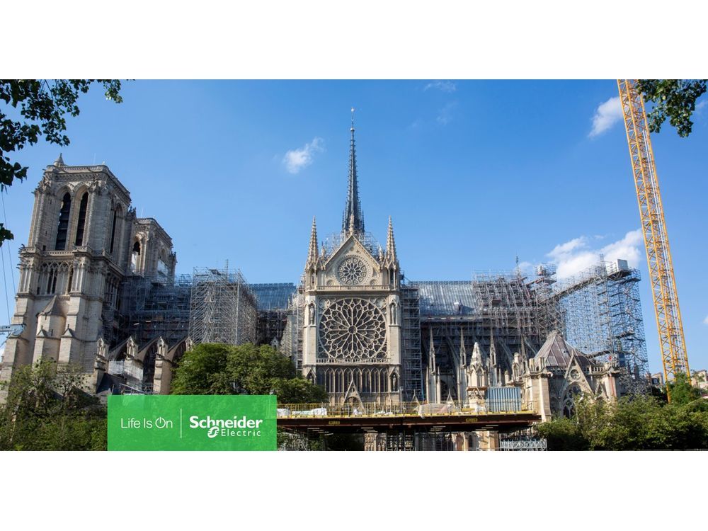 Schneider Electric Has Contributed to Restoring Notre Dame Cathedral in Paris