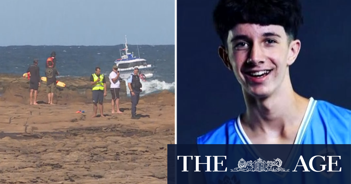 Search become recovery mission for missing teenager swept off rocks on NSW coast