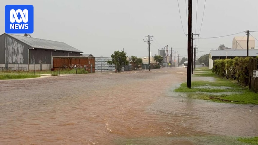 Severe thunderstorm warning for parts of Queensland as 83mm falls in an hour at Kingaroy