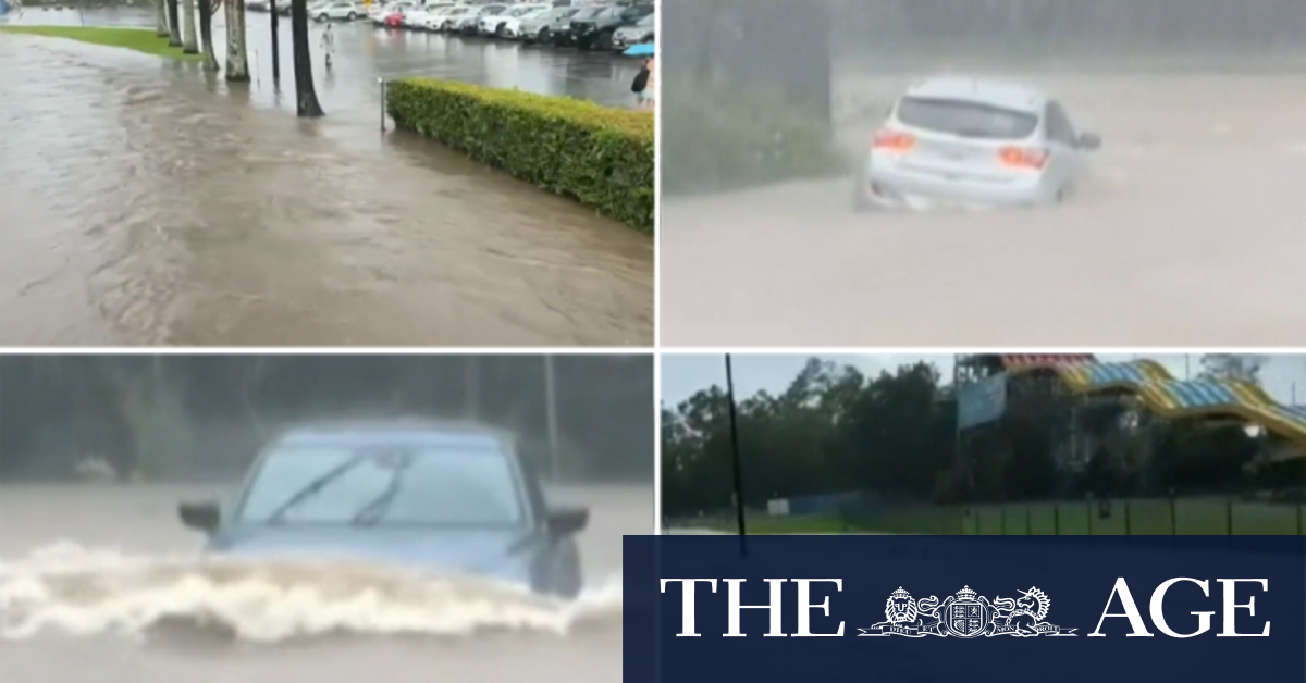 Showers spark flash flooding in parts of Queensland