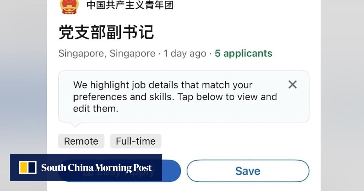 Singapore warns about meddling over supposed Communist Youth League of China-linked ads