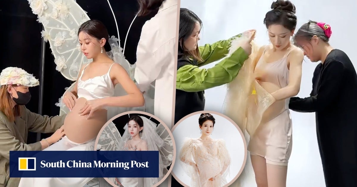 Single Chinese women fake baby bump photos to capture crucial moments before ageing