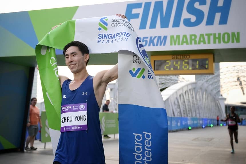 Soh Rui Yong bags 5th national title at Standard Chartered Singapore Marathon 2024