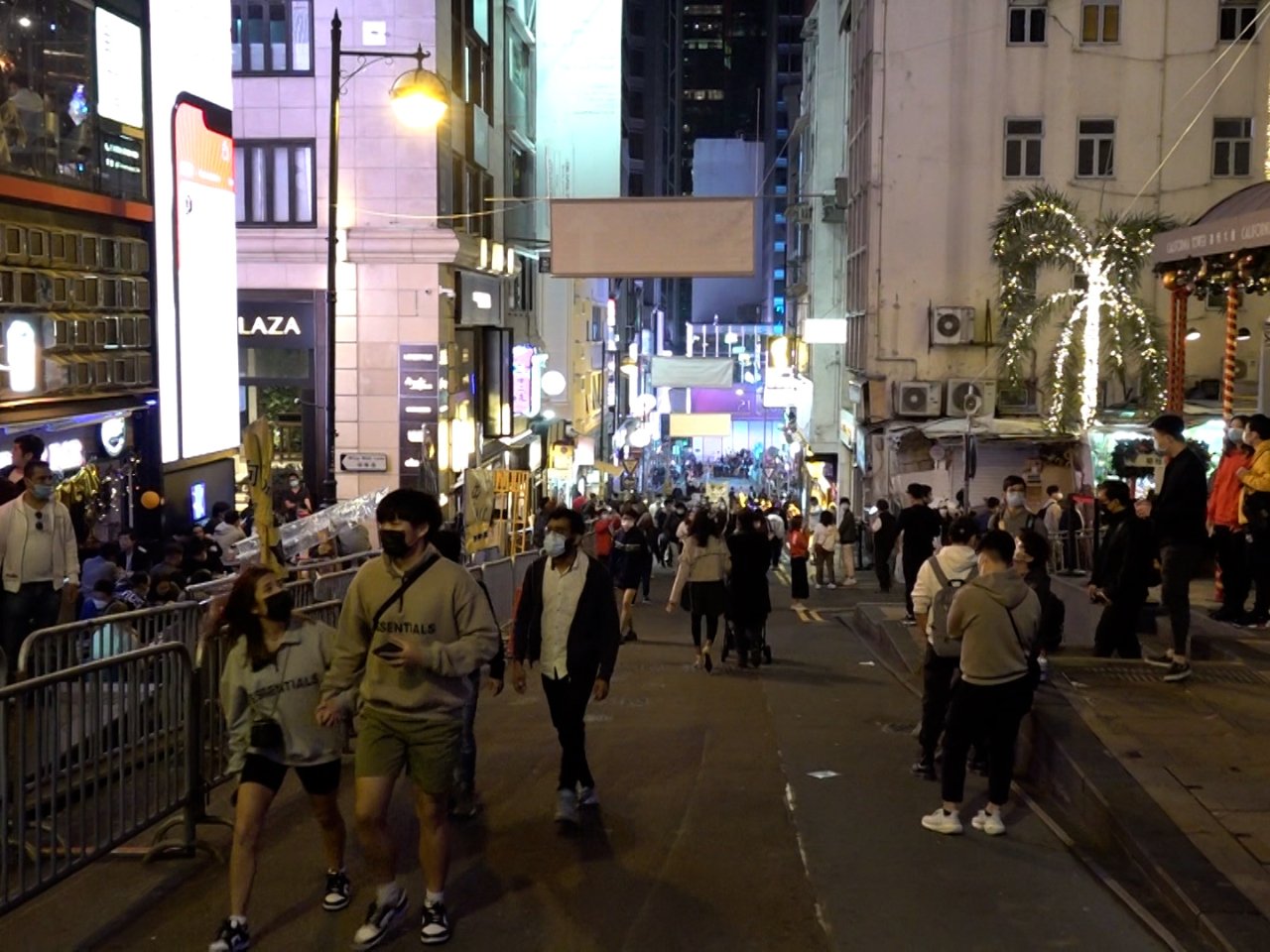 'Spending pattern shifting in Lan Kwai Fong'