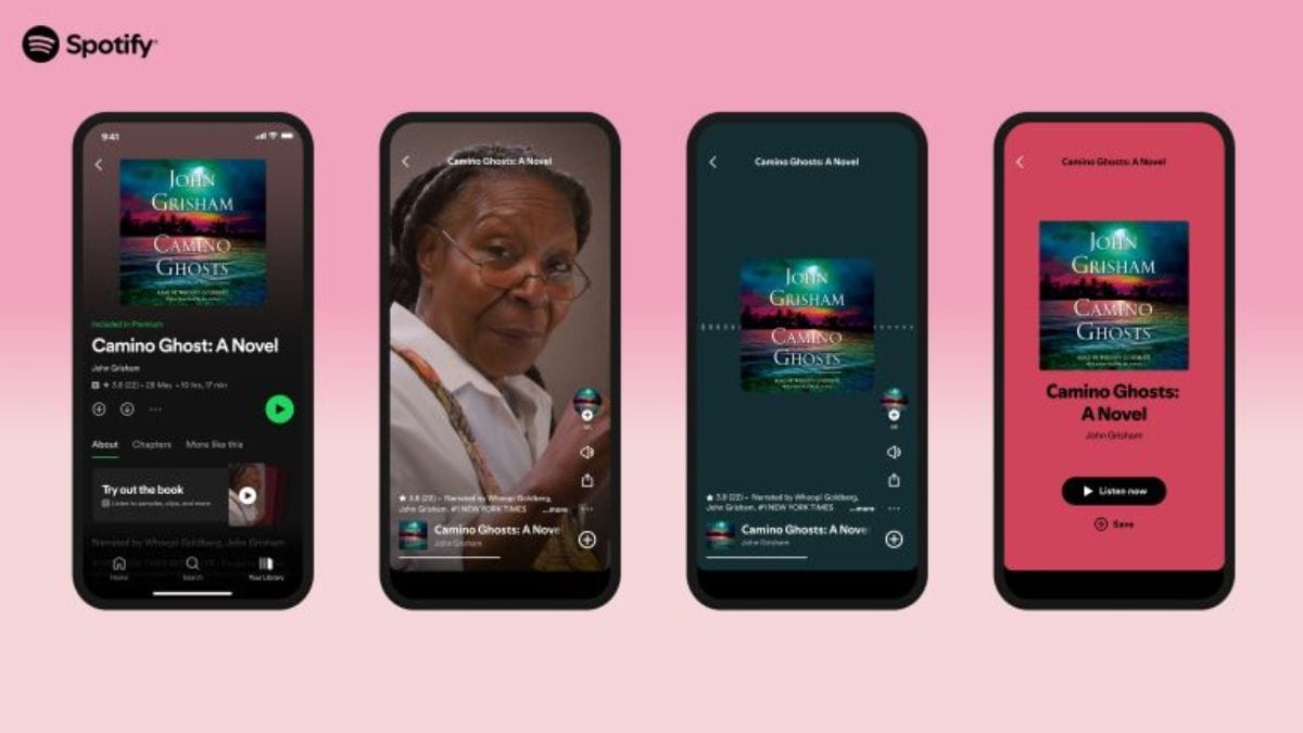 Spotify Tests Video Clips, Author Pages and More Features for Audiobooks