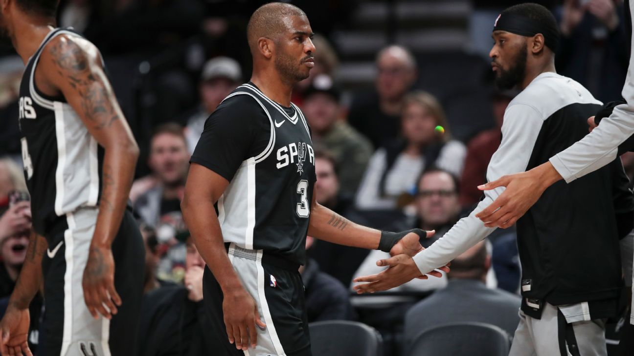 Spurs' Paul ejected after 2nd tech vs. Blazers