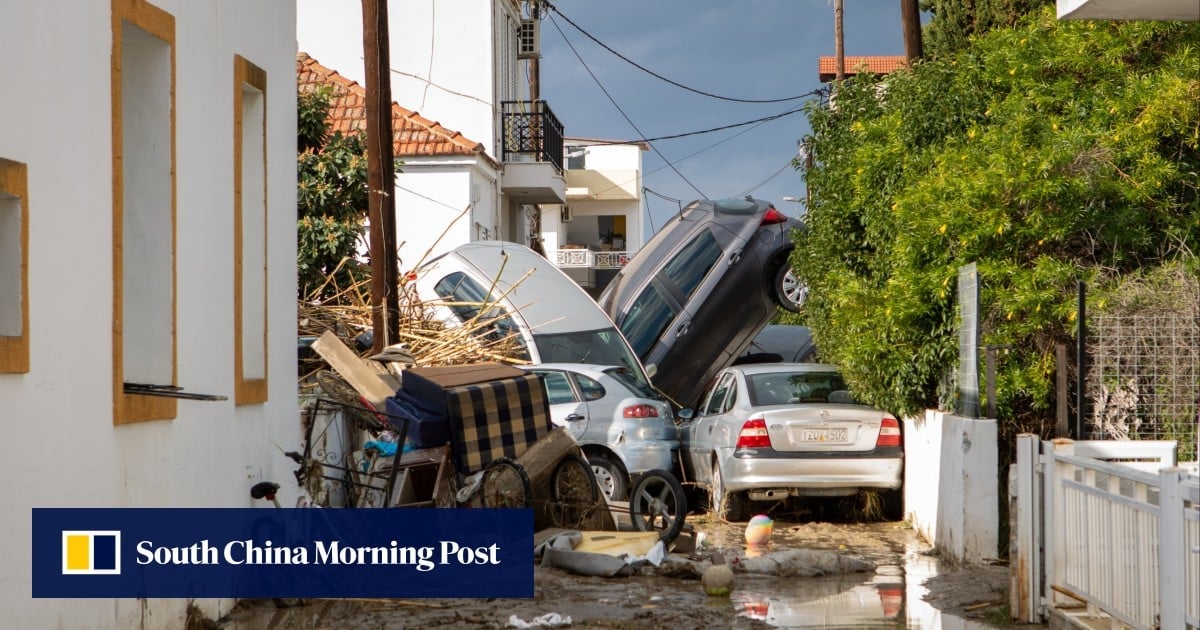 Storm Bora hits Greece, floods homes, streets on island of Rhodes