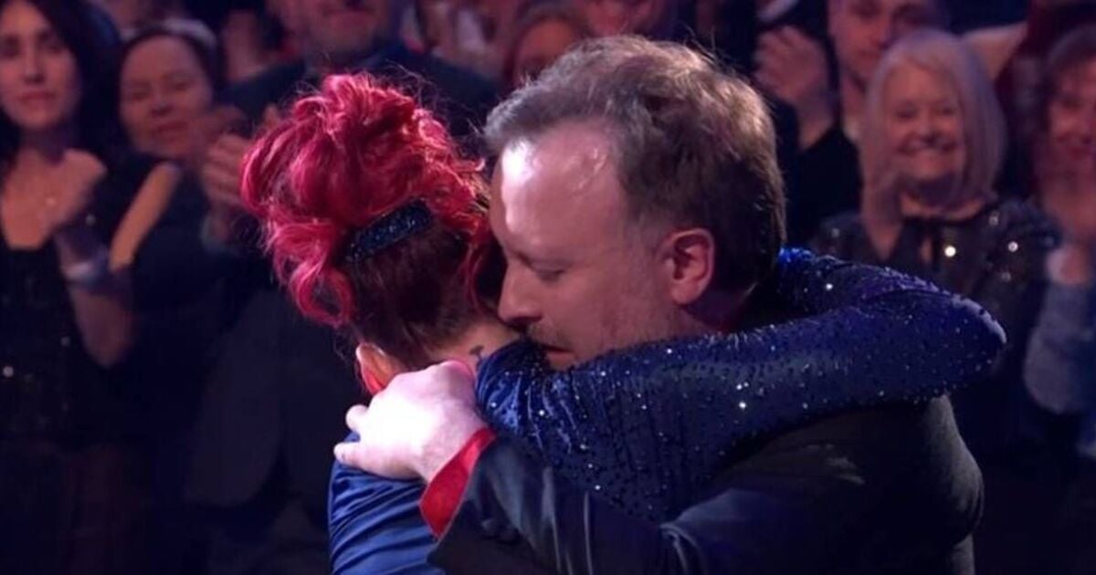 Strictly's Chris McCausland and Dianne Buswell in tears as they finish final dance