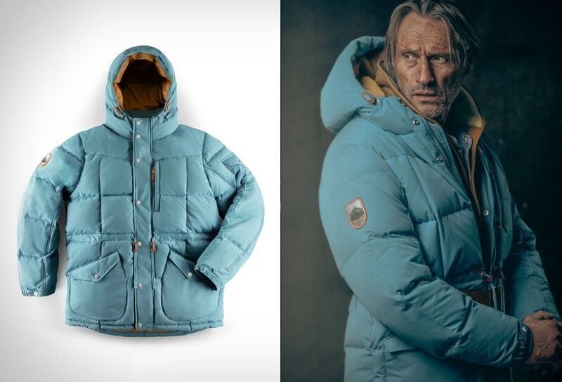 Terrain-Inspired Jacket Designs - The &amp;SONS Bonnington Puffer Jacket Features a 600 Feather Fill (TrendHunter.com)