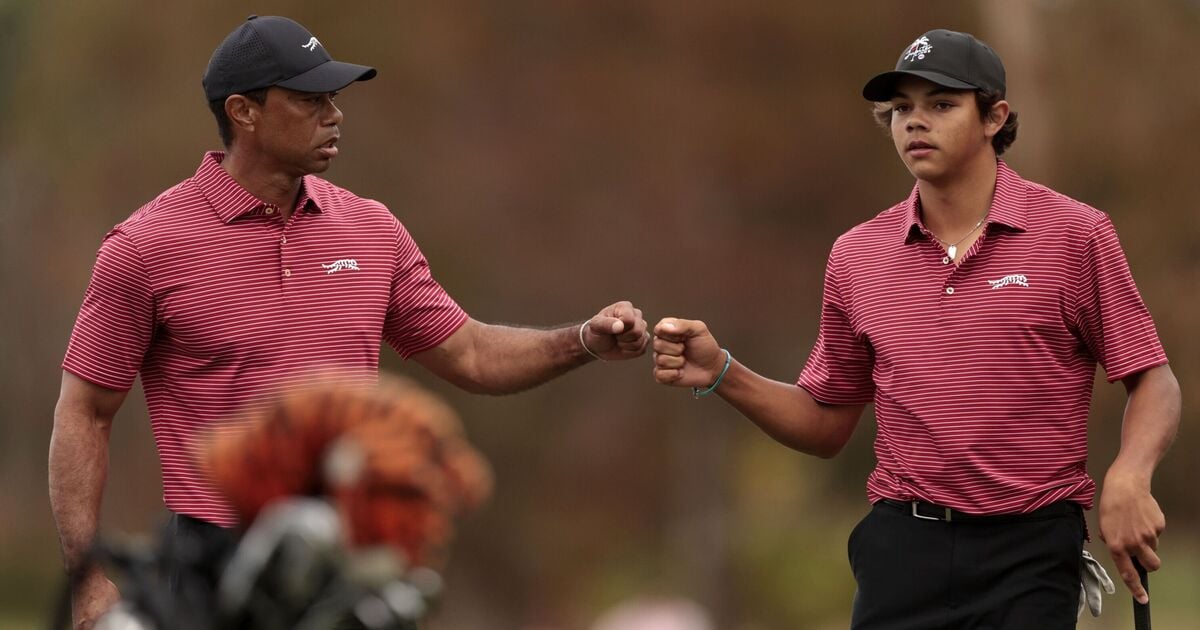 Tiger Woods makes exciting prediction for son Charlie, 15, after incredible hole-in-one