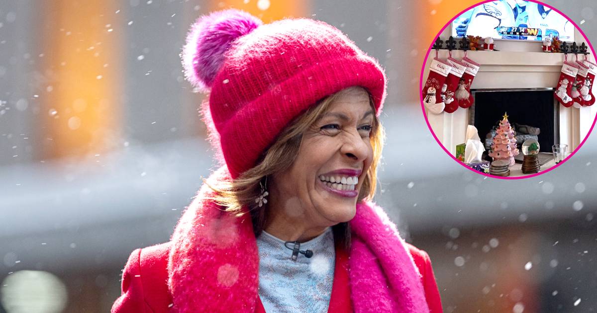 Today's Hoda Kotb Shows Off Her Suburban Home Christmas Decorations