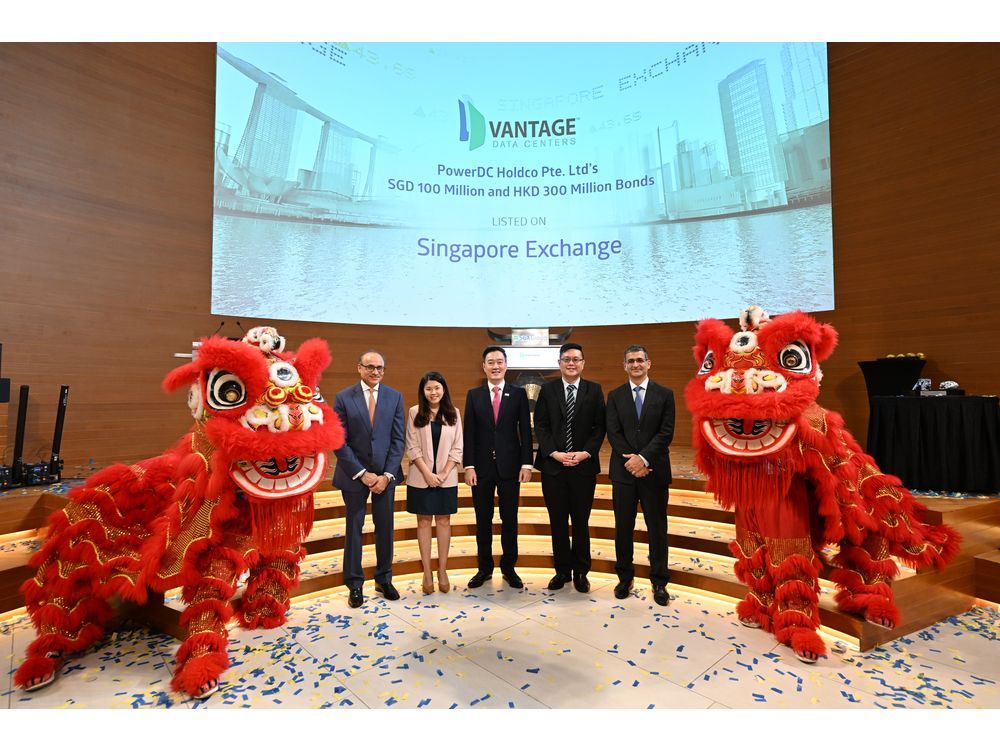 Vantage Data Centers Issues US$114 Million Equivalent Bonds in APAC Guaranteed by Credit Guarantee & Investment Facility