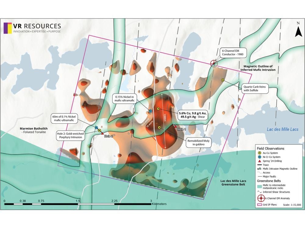 VR Resources Outlines Large 3D Chargeability Anomaly at the Silverback Copper-Gold Project in Ontario