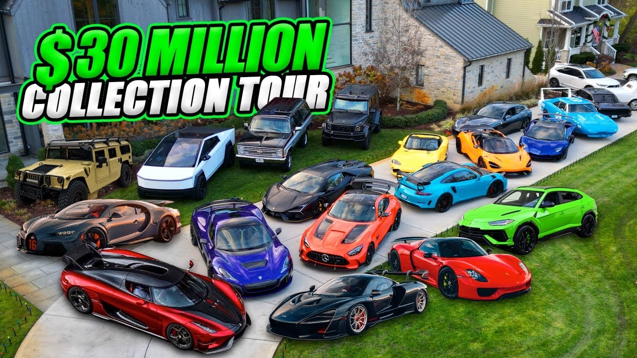 Watch The Hamilton Collection Tour Its $30M Collection Of Supercars & Hypercars