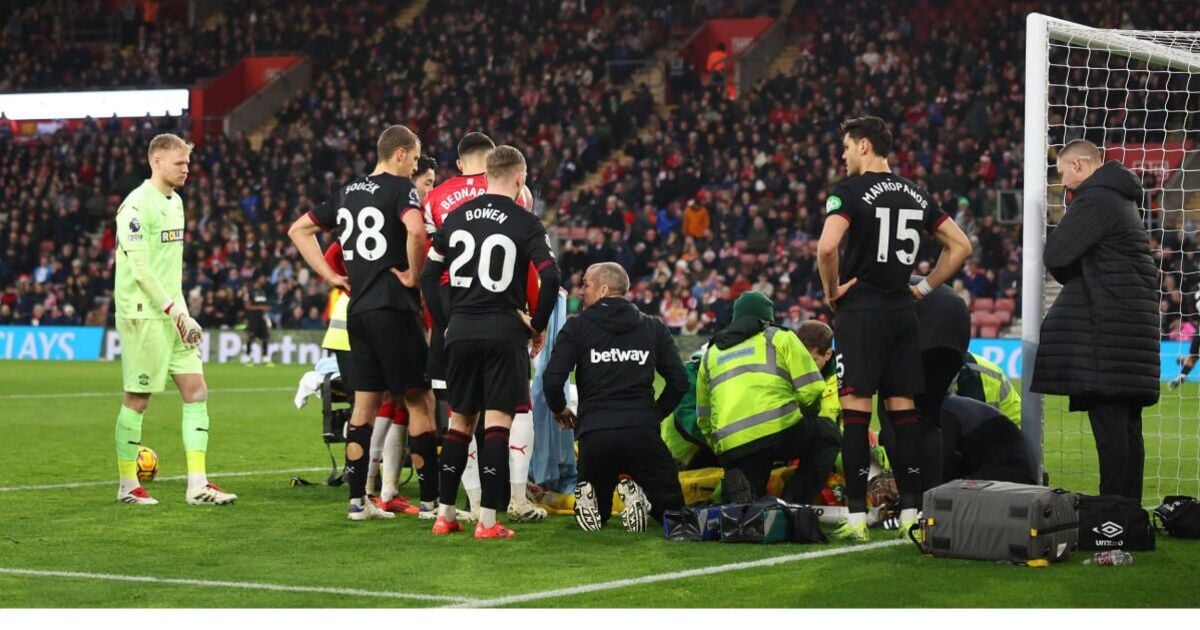 West Ham's Lukasz Fabianski stretchered off after nasty collision as Ramsdale shows class