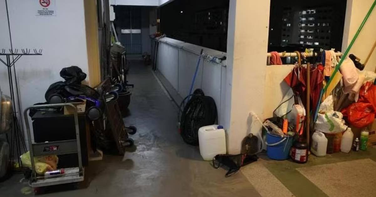 'Whole corridor stank': Jurong residents accuse neighbour of pouring 'urine' outside their flats