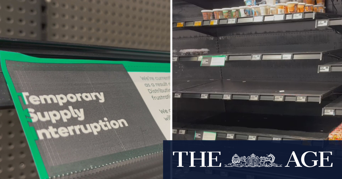 Woolworths distribution centre to reopen as shoppers face bare shelves