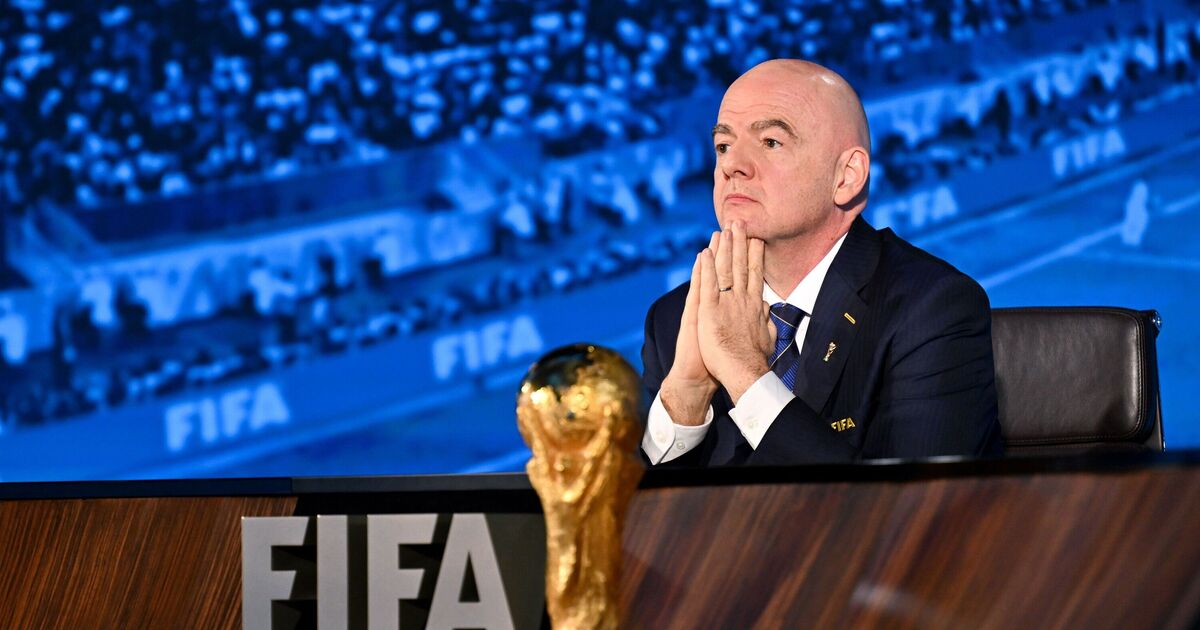 World Cup announcement chaos as technical issues ruin Gianni Infantino's big moment