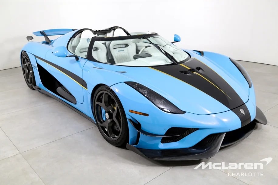 1,500HP Nordic Light Blue 2021 Koenigsegg Regera For Sale