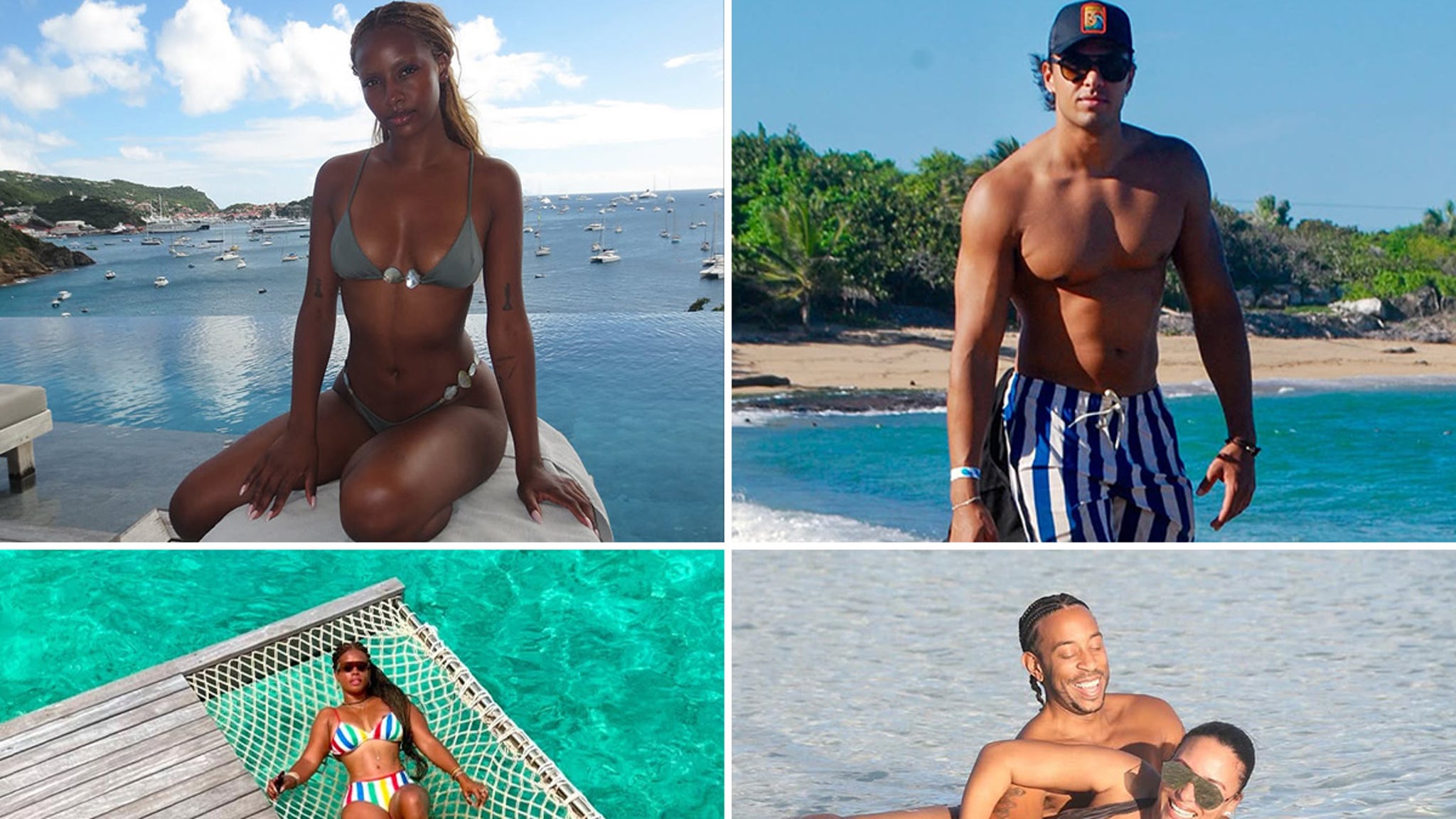 Celebrities Wash Away 2024 by Spending Holidays at the Beach