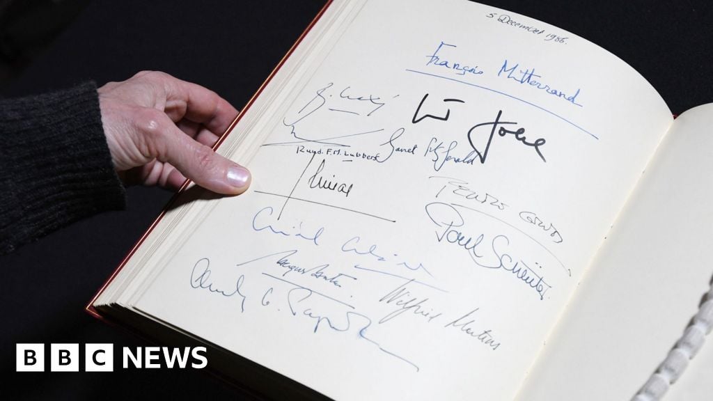 Who's dropped in to No 10? Visitors' books made public for first time