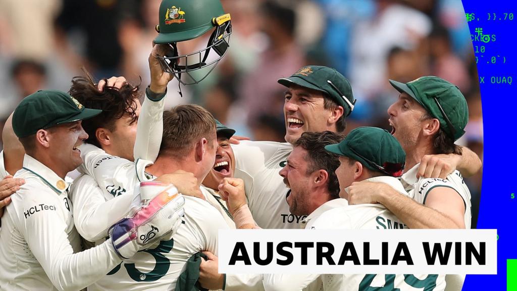 Lyon strikes to give Australia Test win