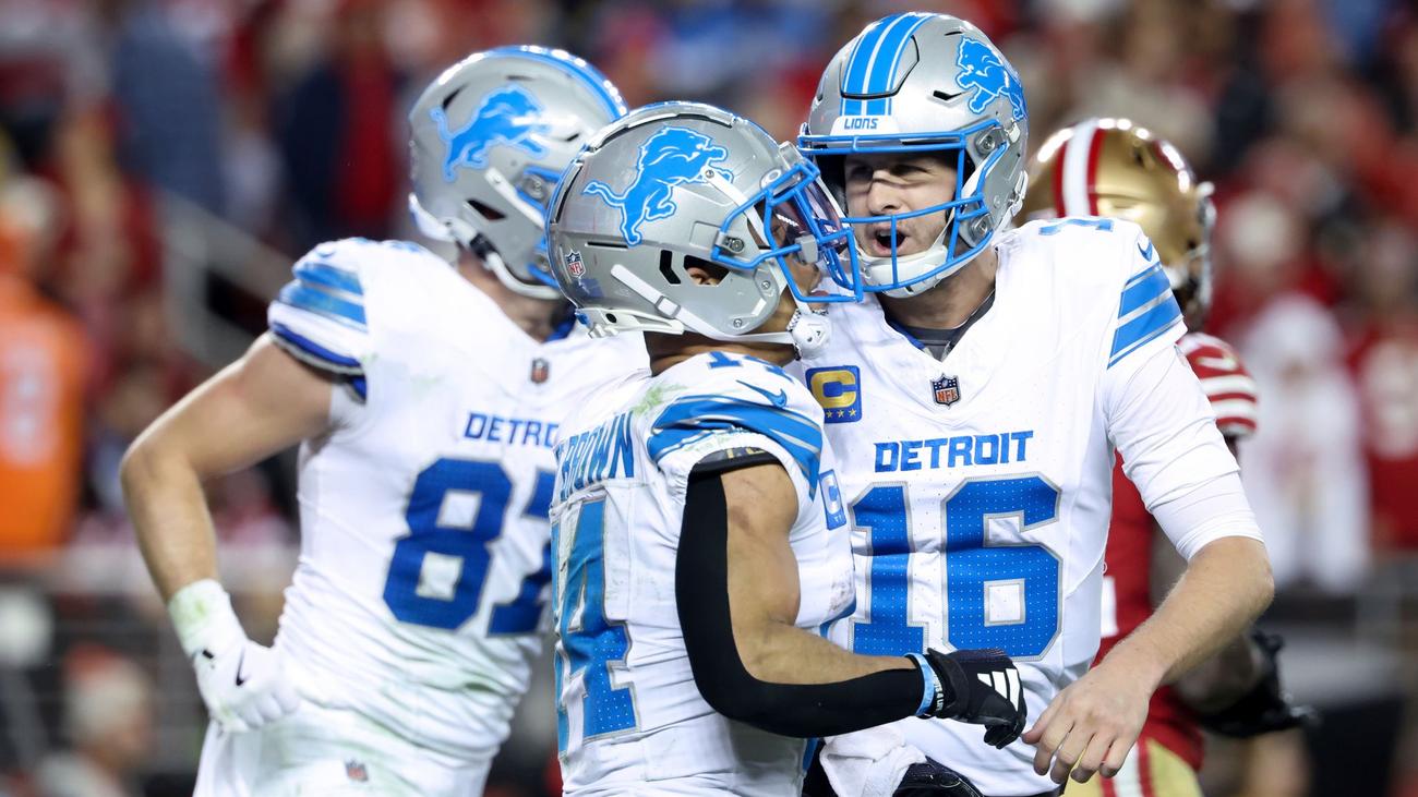 NFL: Detroit Lions gelingt Revanche in San Francisco