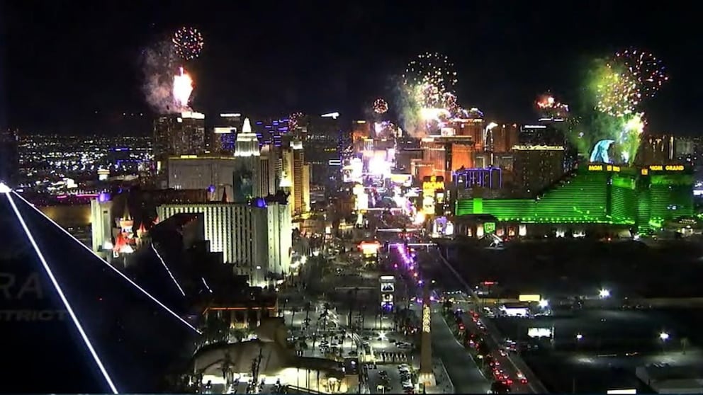 WATCH: Las Vegas welcomes 2025