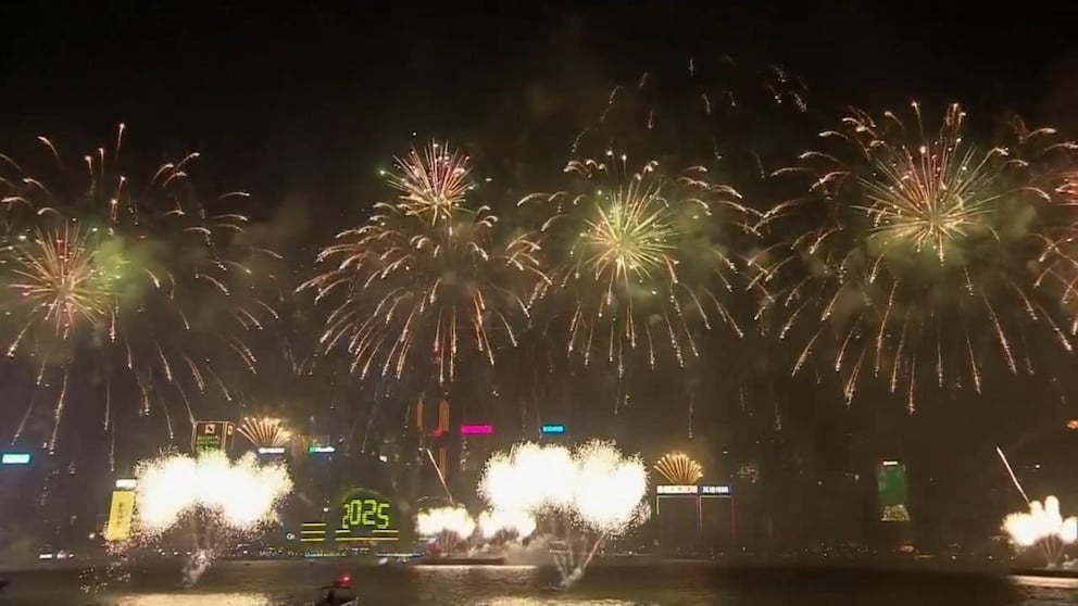 WATCH: 2025 welcomed in Hong Kong