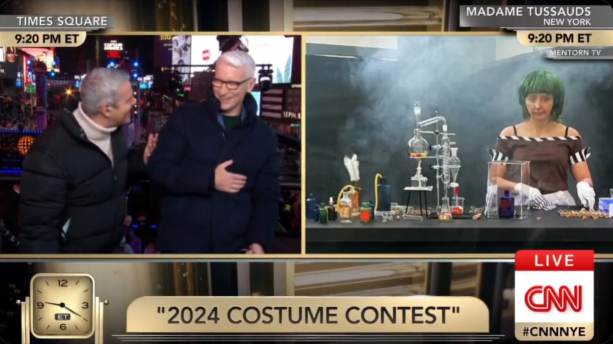 New Year's Eve Live: Anderson Cooper Unleashes "The Giggles" Onslaught