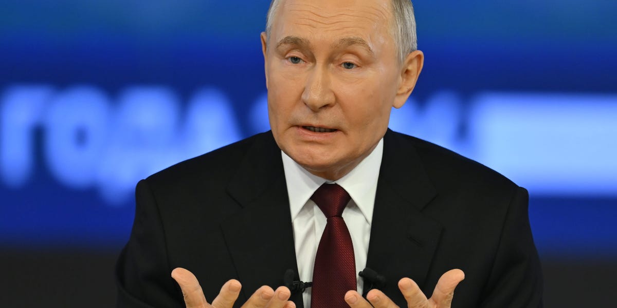 Putin tells Russia 'everything will be fine' amid the nation's military and economic struggles