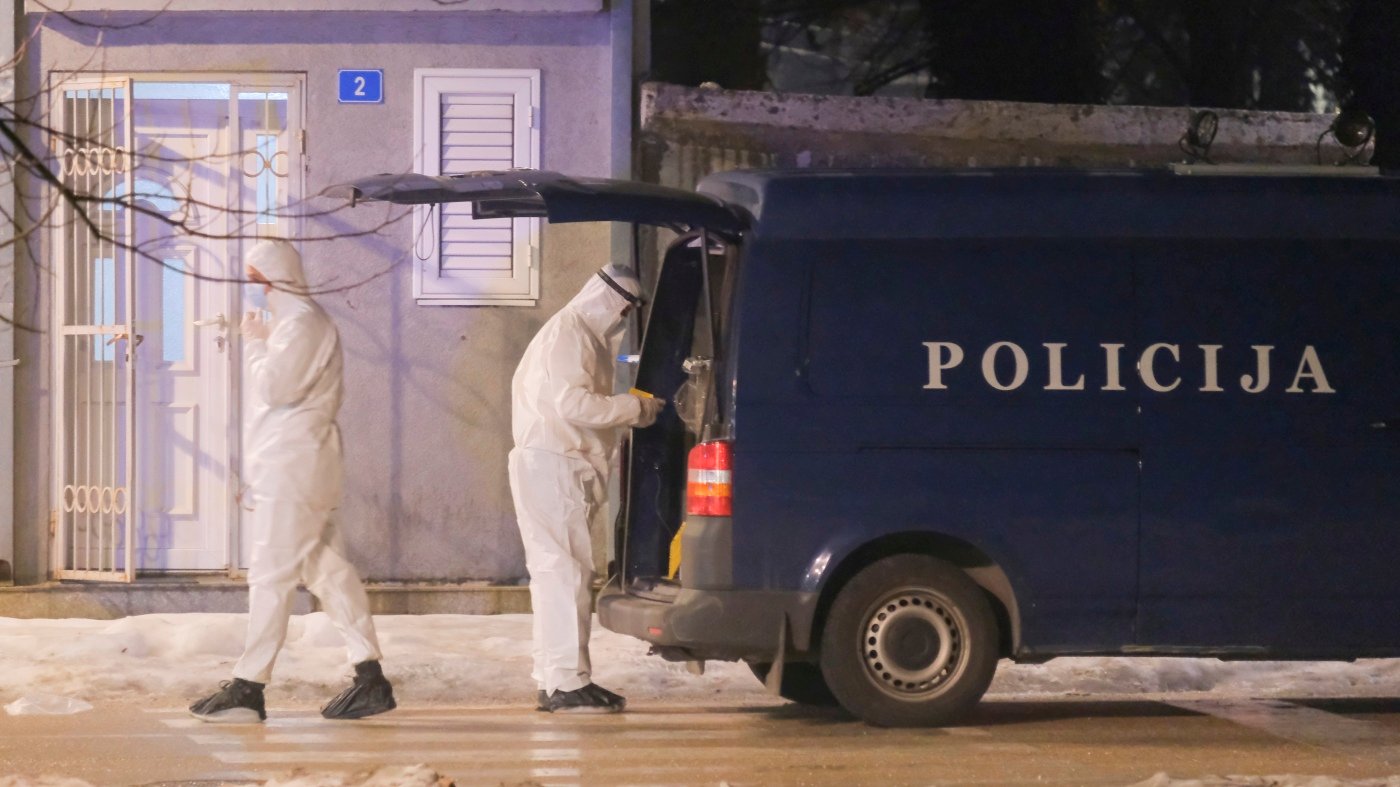 An armed man kills at least 10 people in a shooting rampage in Montenegro