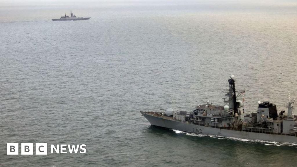 Russian warship tracked for five days off UK coast