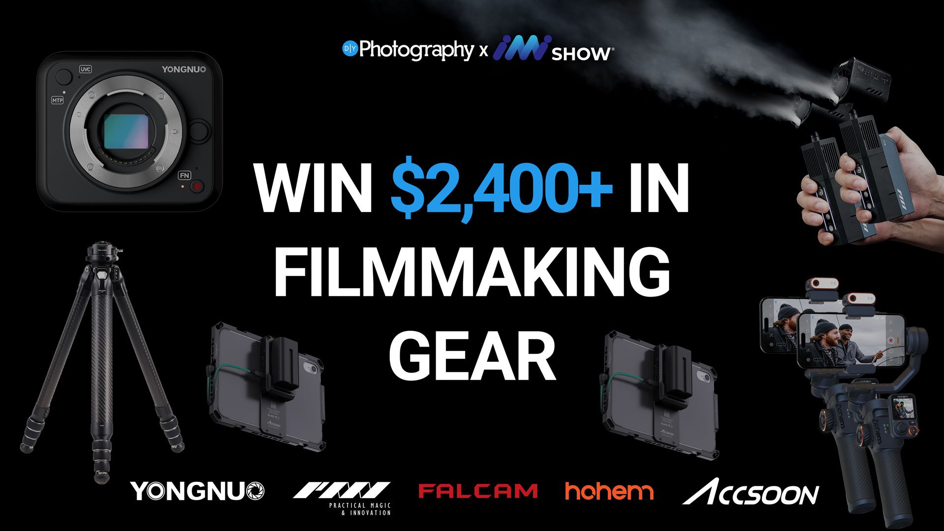 We are giving away over $2,400 in filmmaking gear