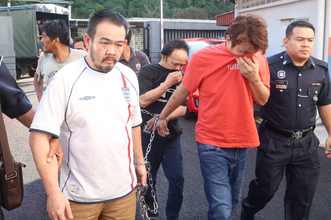 Three robbery gang members charged at Johor courts