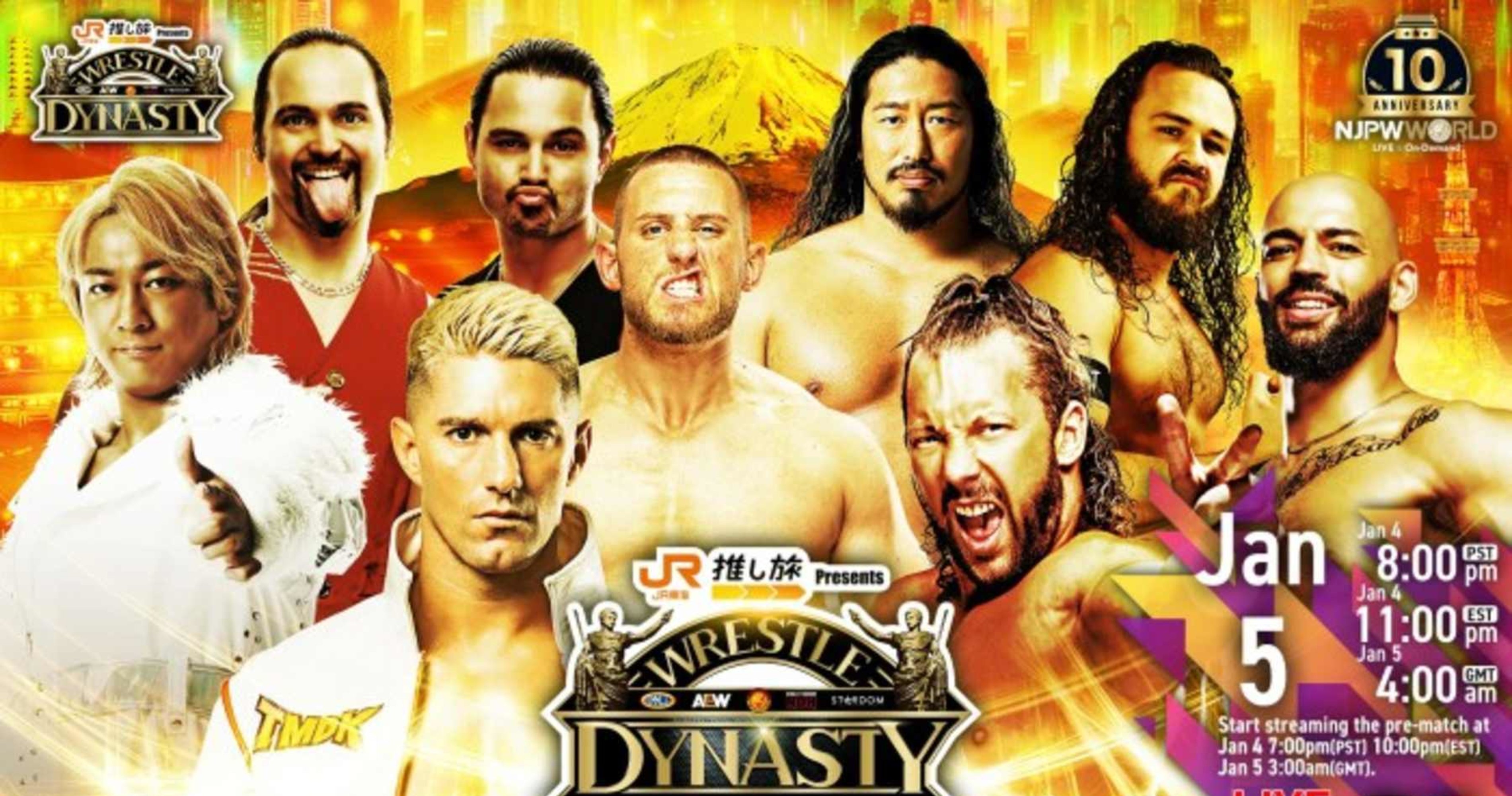 NJPW X AEW Wrestle Dynasty Results: Winners, Live Grades, Reaction and Highlights