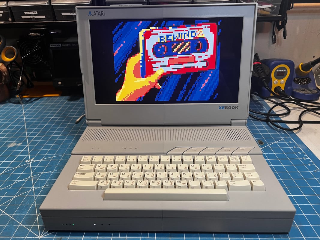 Atari 65XE In Laptop Form