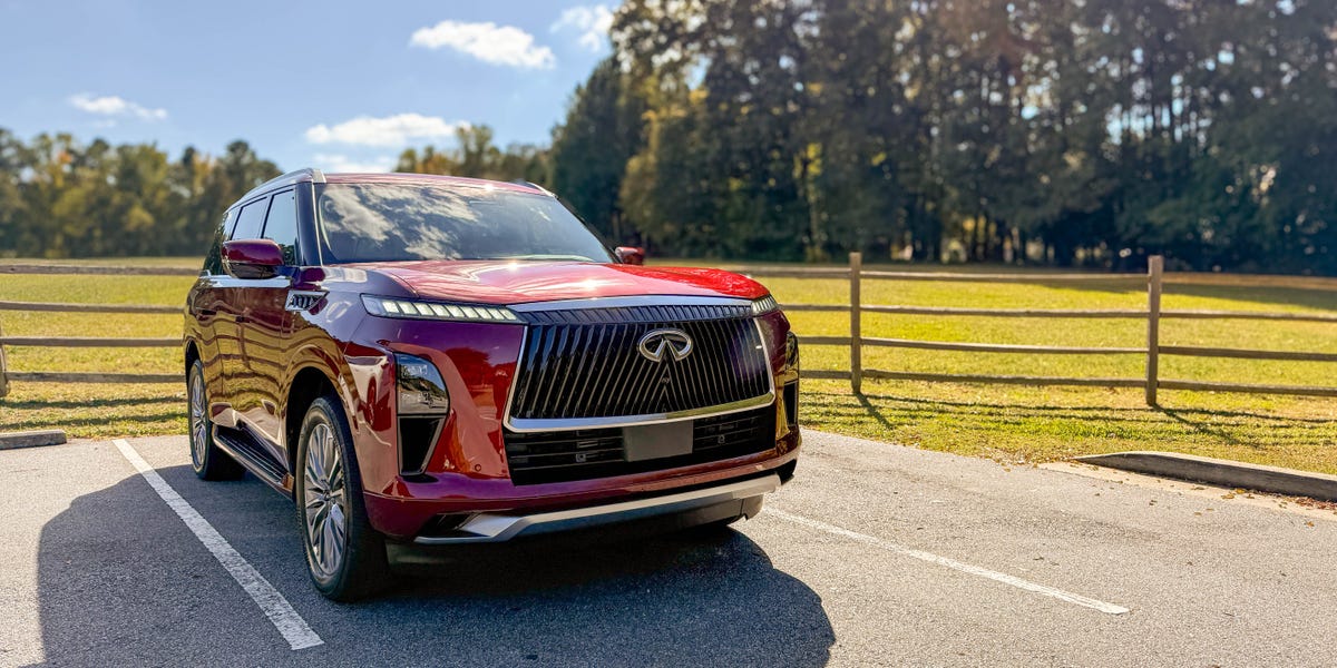 I drove a $99,000 Infiniti QX80. It's a high-tech Japanese alternative to the Escalade